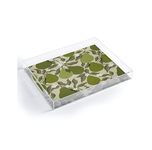 Modern crafts Elegant Acrylic Printed Serving Tray For Your Home <b>Living</b> Room Guest Room Tea Coffee Serving Tray - Product Image 4
