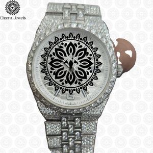 Charm Jewells Luxury Stainless Steel <b>Watch</b> Round Analog Quartz Sapphire Crystal Unisex Fashion Bracelet 38mm - Product Image 2