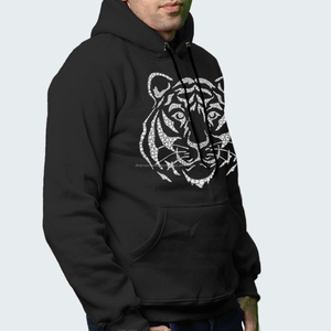 100% Cotton Blank Thick <b>Fleece</b> Heavy Weight <b>Oversized</b> Custom Print Logo <b>Hoodies</b> for <b>Men</b> and Women - Product Image 4