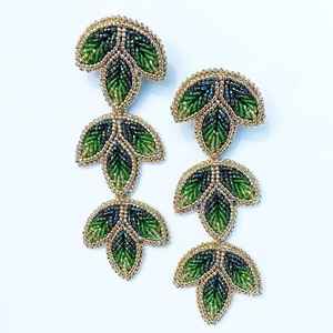 Boucles d'oreilles pendantes faites à la main de style bohème pour femmes et filles, bijoux ethniques indiens tendance - Product Image 3