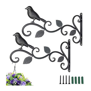 Gancho de Pared Metálico de Diseño Artístico de Lujo, Soporte Decorativo para Plantas y Campanas de Viento - Product Image 1