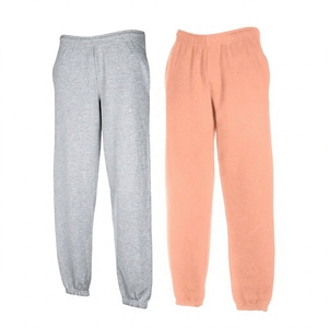 Pantalon de jogging unisexe classique pour homme, 100% coton, poids lourd, taille élastique, couleur unie, style décontracté, automne-hiver - Product Image 6