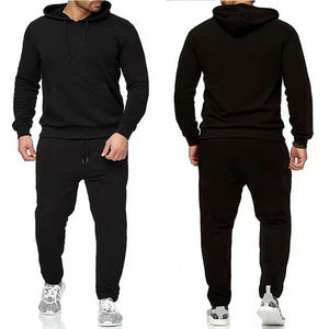 Ensemble de survêtement 100 % coton pour homme, personnalisable, marque privée, ensemble de jogging vierge, streetwear pour homme, ensemble de sweats à capuche et de sweat-shirts - Product Image 2