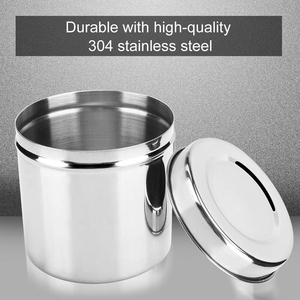 Pot à pommade Holloware OEM en acier inoxydable, conteneur médical chirurgical pour hôpitaux, approvisionnement en gros - Product Image 4