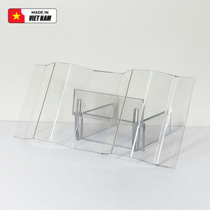 Factory Direct Corrugated Polycarbonate Panel Anti-UV High <b>Transparency</b> Shatterproof Easy Installation for Patio Canopy - Product Image 4