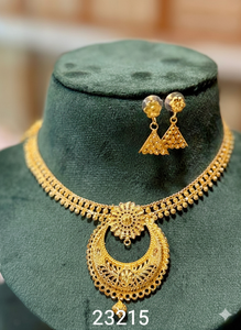 MOLL JEWELLERS Ensemble Collier et Boucles d'Oreilles Tendance en Alliage de Zinc Plaqué Or 24K, Motif Floral, Zircon, Cadeau de Mariage pour Femme, 0,3m - Product Image 2