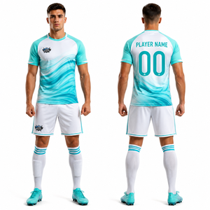 Conjunto de Uniforme de Fútbol de Alto Rendimiento, Tejido Doble Premium de Poliéster, Secado Rápido, Absorbe el Sudor, Elástico, Ropa Deportiva Resistente - Product Image 1