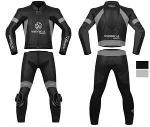 Custom Moto Racing 2Pc Jumpsuit/Traje Premium Cowhide/Kangaroo Leather | Track Ready | <b>Level</b> 2 Protection - Product Image 1
