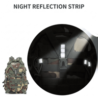 Sacs à dos tactiques haut de gamme en gros, imperméables, Oxford 45L, 3 jours, Molle, camouflage pour hommes