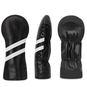 Factory Made Custom Embroidery logo <b>Golf</b> Head Covers High Quality Waterproof Genuine Leather <b>Golf</b> Headcover - Product Image 2