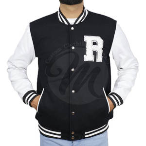 Veste Letterman au meilleur prix, logo personnalisé, veste d'hiver, veste Letterman à marque privée en vente - Product Image 3