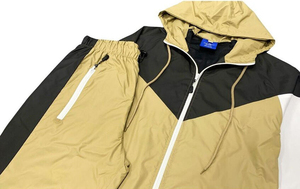 Conjunto Deportivo de 2 Piezas para Hombre, Chaqueta Cortavientos con Capucha, Impermeable, Estilo Casual, Ligero, para Deporte y Uso Diario - Product Image 4