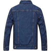 Veste en jean classique vintage pour homme, bleu, streetwear décontracté, 100% coton, respirant, séchage rapide, hiver, fournisseur de logo personnalisé