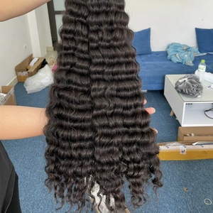 Vietnam fabricant professionnel vierge Remy chinois Extensions de cheveux haute qualité corps vague Machine Double trame divers - Product Image 6