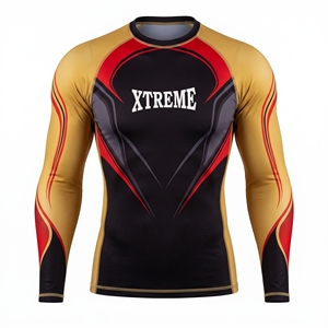 Camiseta de compresión de manga larga para MMA, camiseta deportiva personalizada para equipos, camiseta deportiva de compresión, proveedor mayorista de ropa deportiva - Product Image 1