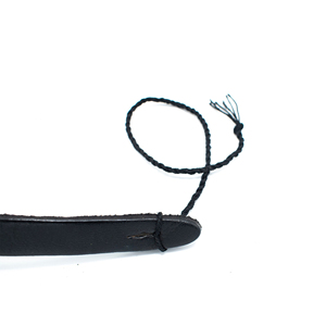 Fouet en cuir de vache véritable, 16 tresses, marron et noir, avec poignée à boucle (tailles 6-16 pieds) WP-1101 Emballage personnalisé - Product Image 4