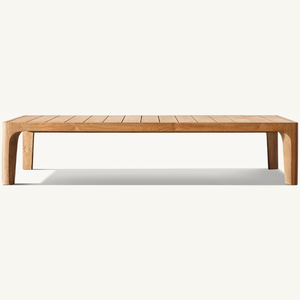 Muebles de estilo moderno hechos de madera de teca ecológica y duradera, ideales para restaurantes al aire libre. - Product Image 6