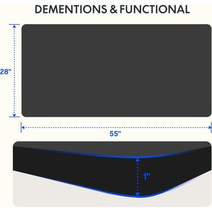 Scrivania Elettrica Regolabile in Altezza per Ufficio e Casa, Postazione di Lavoro con Opzione Sit-Stand, Tappetino per Mouse Integrato - Product Image 2