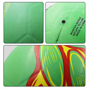 ลูกฟุตบอล SHARISSA INTERNATIONAL 2026 สีเขียวน้ำเงินใหม่ พิมพ์ลายแบบซับลิเมชั่น ขนาด XL สำหรับใช้งานกลางแจ้งทุกฤดูกาล เหมาะสำหรับการฝึกซ้อม - Product Image 6