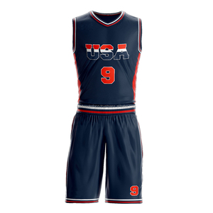 Ensemble d'uniformes de basketball réversibles personnalisés pour hommes, maillot et short sublimés double face, tenues de sport d'équipe, kits d'entraînement, grandes tailles - Product Image 4