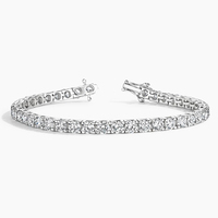 Bracelet tennis ajustable en or 18 carats certifié IGI avec diamants de laboratoire DEF VS – Fabricant de bijoux de luxe