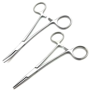 คีมหลอดเลือดโลหะแบบโค้งตรงและแบบมืออาชีพปรับแต่งเองได้ - Product Image 2