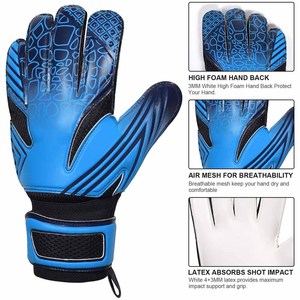 Gants de gardien de but de football en PU, antidérapants, respirants, avec sangle de poignet réglable, boucle auto-agrippante, unisexe - Product Image 2
