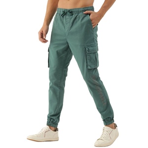 Pantalones Cargo Urbanos para Hombre, Pantalones Utilitarios con Múltiples Bolsillos, Lona de Algodón, Corte Recto, Ropa Casual de Trabajo, Ropa de Calle, Ropa para Exteriores - Product Image 1