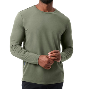 Camisetas Personalizadas para Hombre, Camisetas de Verano de Algodón, Holgadas, de Color Sólido, con Impresión Digital, Camisetas para Hombre en Venta, OEM - Product Image 2