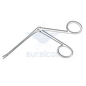   Pinzas para pólipos de oído, longitud del eje 8.5 cm (3-1/2 pulgadas), diámetro 3 mm, acero inoxidable, instrumento quirúrgico ORL para oído - Product Image 5