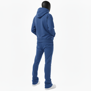 Conjunto Deportivo con Pantalones Acampanados para Hombre, con Logotipo Personalizado, Sudadera con Capucha y Pantalones Jogger, Estilo Flare, Meeroos Industries, Venta al Por Mayor 2026 - Product Image 2