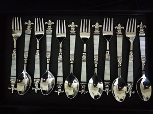 Modern <b>Rose</b> <b>Gold</b> Flatware Set Spoon Fork Knife High <b>Mirror</b> Polish Dishwasher Safe Wedding Utensils Metal Cutlery - Product Image 5