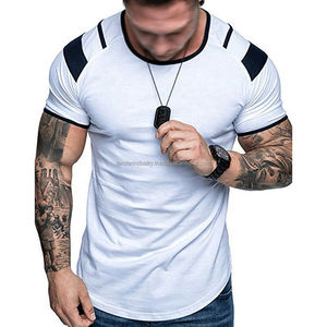 เสื้อยืดคอกลมผู้ชาย ผ้าฝ้าย 100% ป้องกันรอยยับ ดีไซน์เรียบสีพื้น น้ำหนักผ้า 220 กรัม - Product Image 5