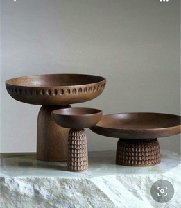 Soporte Giratorio de Madera Personalizado para Tartas, Soporte Rústico para Cupcakes para Tartas de Boda, Venta al por Mayor - Product Image 4