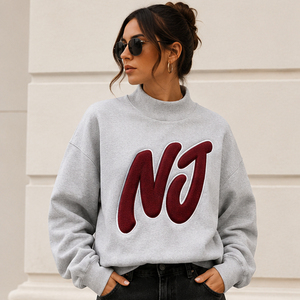 Sudaderas de Algodón de Lujo al por Mayor, 380GSM 400GSM, Personalizadas con Bordado, Cuello Alto, Estilo Jersey, Talla Grande - Product Image 1