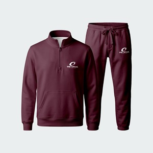 Conjunto Deportivo Informal para Adultos, Sudadera con Cierre de Cremallera y Pantalones Deportivos con Cordón, Ropa Deportiva para Otoño - Product Image 4