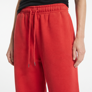 Pantalon de jogging en molleton personnalisé pour femme, coupe large, décontracté, de haute qualité, avec logo personnalisé, respirant, avec cordon de serrage à la taille - Product Image 4