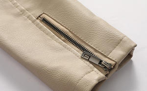 Chaqueta de Cuero Ecológica para Hombre, Talla Grande, con Logotipo Frontal, Resistente al Viento, Transpirable, Estilo Bomber, 6XL - Product Image 5