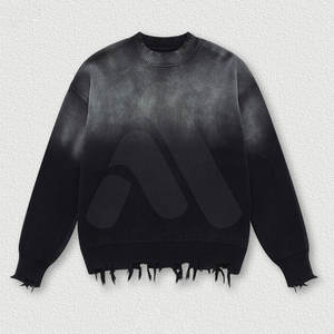 Suéter Casual para Hombre 2026, Cuello Redondo, Estilo Urbano, Tejido Suave, 100% Algodón, Transpirable, Talla Adulto - Product Image 6