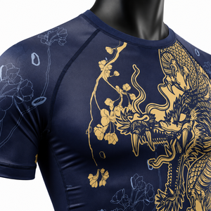 Camiseta de Compresión Personalizada para Hombre, Manga Corta, Estilo Japonés, para MMA, BJJ, Gimnasio, Entrenamiento, Ropa Deportiva Sublimada - Product Image 6