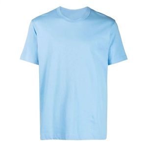 Camiseta de Algodón Blanca Personalizada al por Mayor para Hombre y Mujer, Camisetas Lisas de Media Manga de Alta Calidad con Etiqueta Privada - Product Image 1