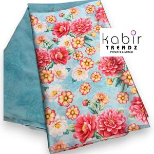 ผ้าซาตินลูกไม้พิมพ์ลายดอกไม้คุณภาพพรีเมียมสุดหรู สำหรับชุดราตรีและชุดเจ้าสาว มีจำหน่ายแล้ว - Product Image 4