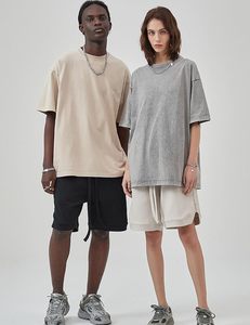 Camiseta de Hombre de Alta Calidad, 100% Algodón, Ecológica, Estilo Hip Hop, Manga Corta, Talla Grande, Corte Cuadrado, Color Negro - Product Image 2