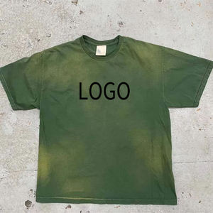 T-shirt délavé effet acide personnalisé vintage vieilli pour homme – T-shirt délavé à prix abordable – T-shirt personnalisé de haute qualité - Product Image 4