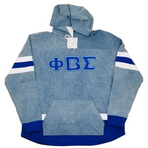 Sudadera con Capucha de Mezclilla Phi Beta Sigma para Hombre, Ajuste Cómodo, Tela Premium, Ropa de Fraternidad Griega, Ropa Deportiva Informal - Product Image 1