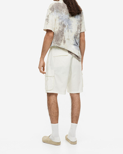 Pantalones Cortos de Mezclilla para Hombre, Diseño Nuevo, Doble Tono de Color, Cuatro Bolsillos, Cierre de Cremallera, Corte Holgado, Hechos a Medida - Product Image 2