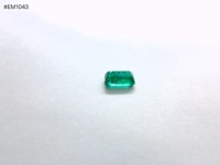 Zambian Origin 3A Green Emerald Natural Emerald Octagon Faceted Cut 3.52ct Batu Permata Longgar Berkualitas Tinggi Untuk Perhiasan Kustom.