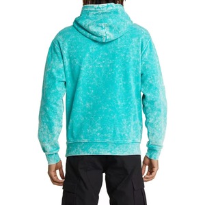 Sudadera con Capucha para Hombre con Efecto Ácido – Sudadera Oversize de Mezcla de Algodón Premium con Puños Acanalados, Bolsillo Canguro y Acabado Vintage - Product Image 5