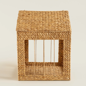 Panier de rangement pour jouets en jacinthe d'eau tressé à la main, panier de rangement écologique fabriqué au Vietnam, fournisseur B2B - Product Image 2