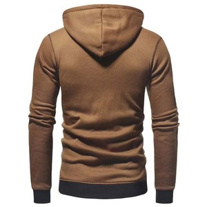 Men Streetwear Zip Hoodie <b>Jacket</b> Cotton Blend Casual Fitness Training Sweatshirt Full <b>Zipper</b> OEM Manufacturer Wholesale Export - Product Image 3